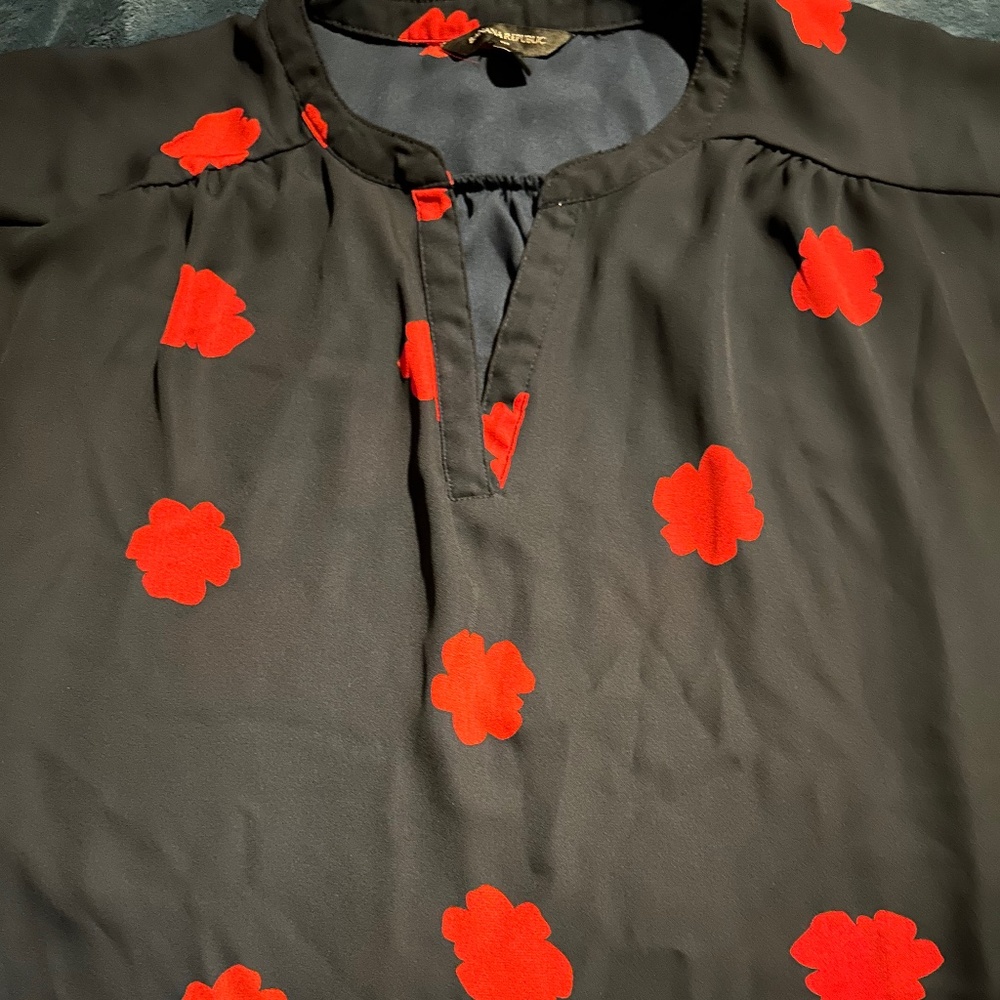 Banana republic Navy blouse
